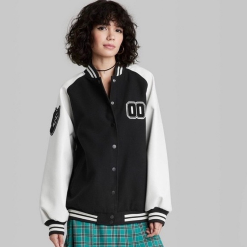 Oversized Varsity Jacket - image 1